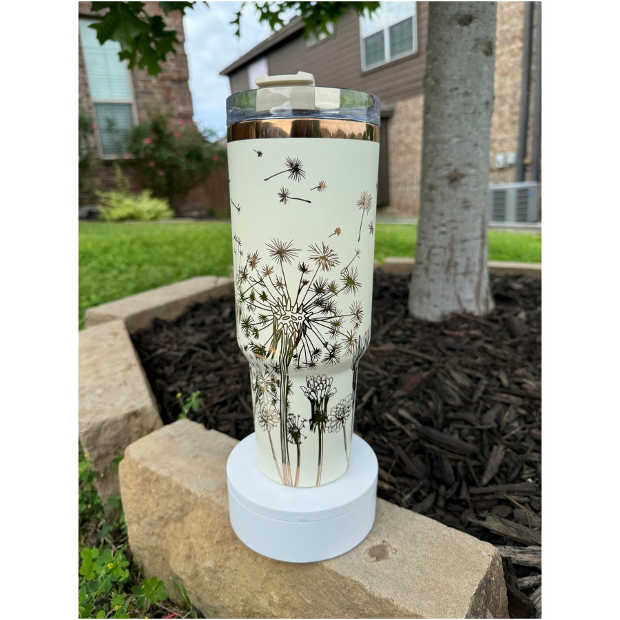 dandelions-40oz-cream-copper-tumbler-back