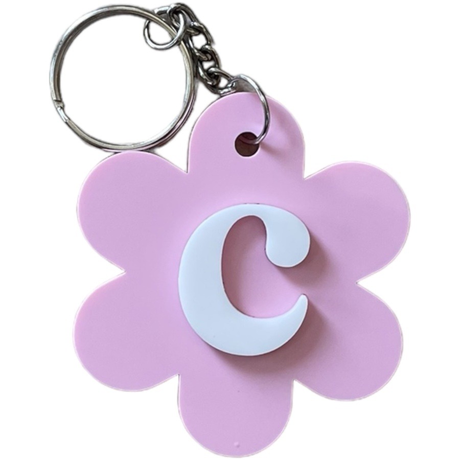 daisy-keychain-pastel-dusty-rose-pink-acrylic